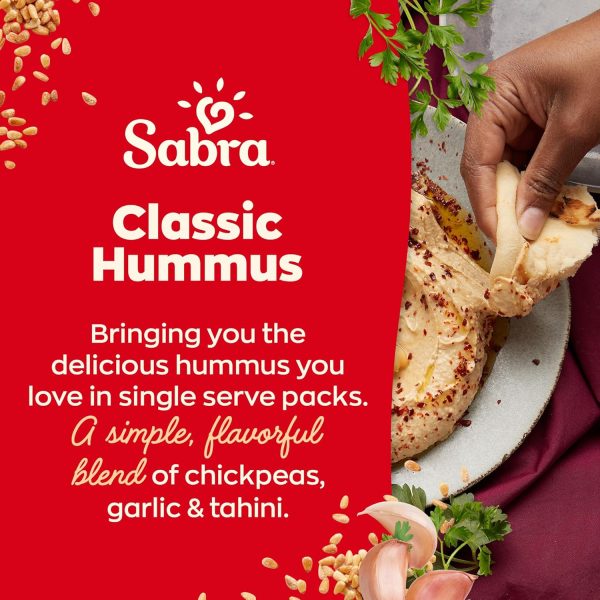 Sabra Classic Hummus 10 OZ Vegan Gluten Free Snack-2