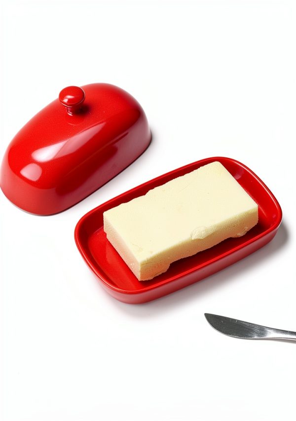 Sweejar Porcelain Butter Dish BPA Free Dishwasher Safe-7