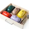 Sweejar Porcelain Butter Dish BPA Free Dishwasher Safe-4