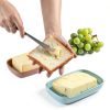 Sweejar Porcelain Butter Dish BPA Free Dishwasher Safe-3