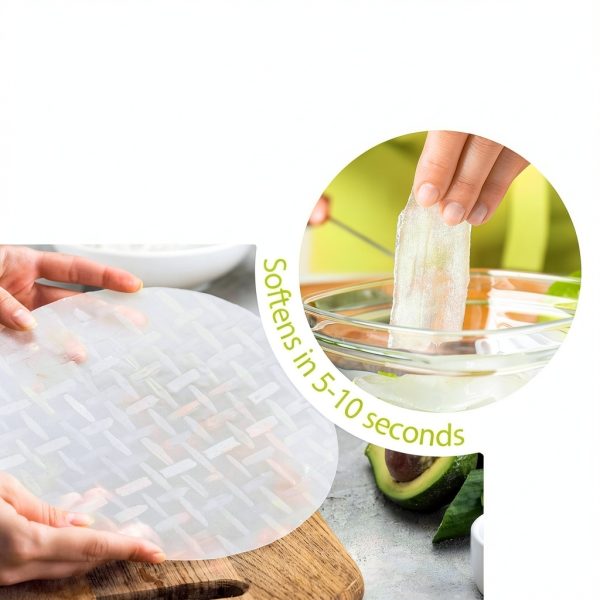 Soeos Rice Paper Wraps Thin Edible Sheets Asian Cuisine-5