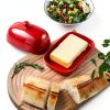 Sweejar Porcelain Butter Dish BPA Free Dishwasher Safe-5