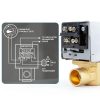 PROPART Brass Zone Valve V8043F1036 3/4 Inch Sweat-6