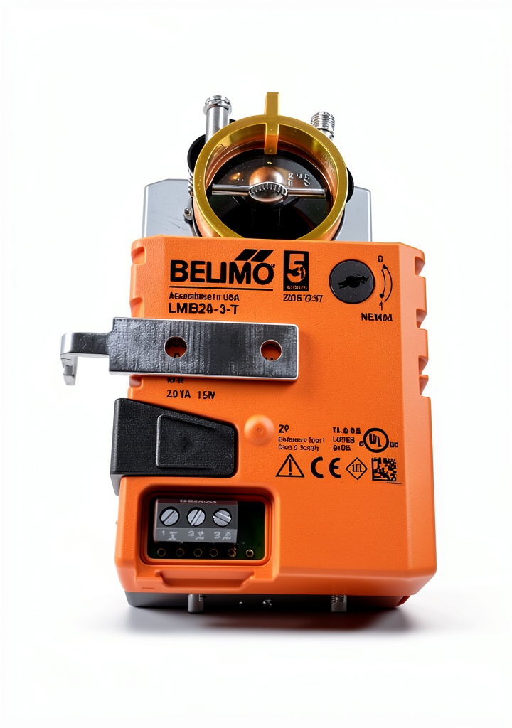 Belimo Actuator Block installed in an industrial control panel