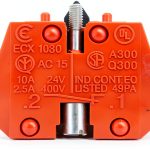 Automation Direct Red Plastic Actuator Block 15 Contacts-0