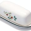 Stoneware Butter Dish Lifetime Kitchen Rectangular-4