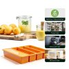 Silicone Butter Mold UIRNCO Orange with Lid-6