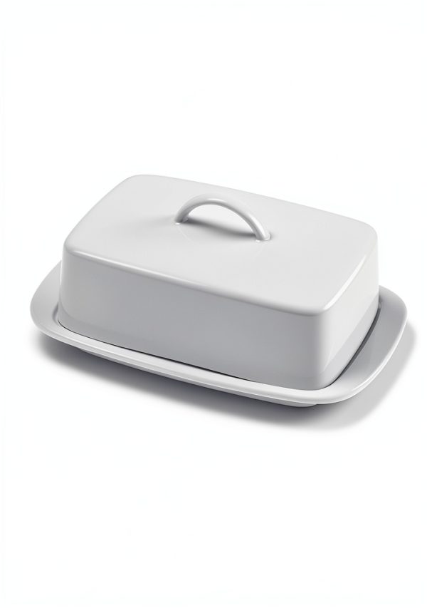 Sweese Porcelain Butter Dish White Large-3