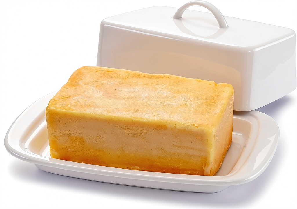 Sweese porcelain butter dish with lid