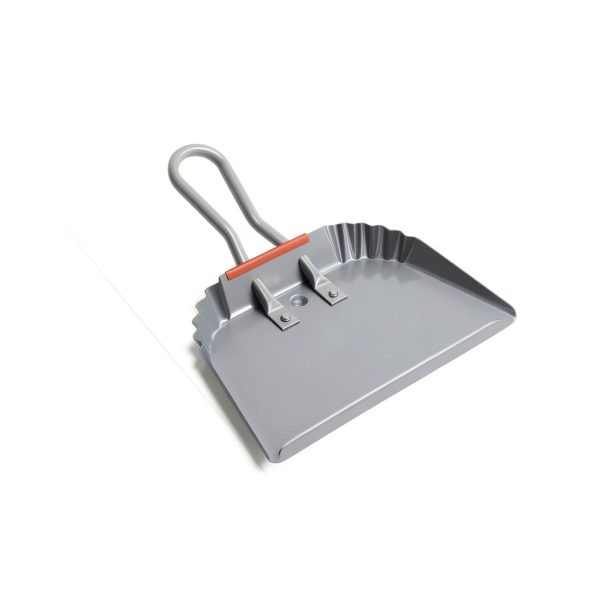 4 Pack 12 inch Heavy Duty Metal Dustpan, Steel Industrial Commercial Dust Pan with Handle, Wide Scooper Dust, Debris Sweeping Tool for Indoor, Outdoor, Fireplace, Silver-1