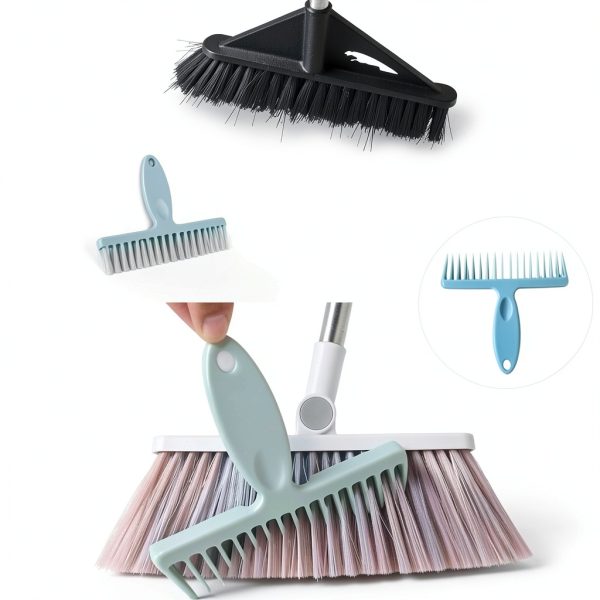Broom Cleaning Tool Hair Comb by NentMent – PP Durable 2‑Pack-3