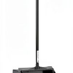 Carlisle FoodService Products Duo-Pan Upright Dust Pan with Serrated Yoke for Floor Cleaning, Restaurants, Office, And Janitorial Use, Plastic, 30 Inches, Black-0