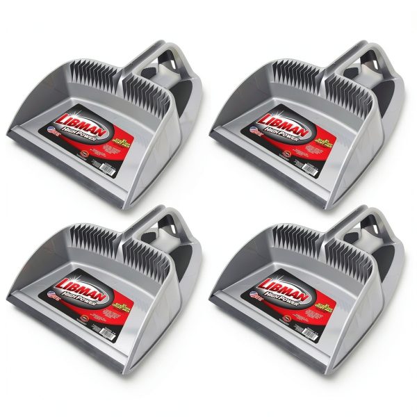 Dust Pan Libman 2126 Step On Polypropylene Gray/Black-0
