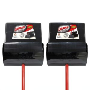Libman Lobby Dust Pan & Broom Set – Lid, Handles – Pack of 2-0