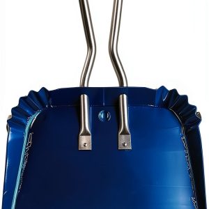 PRO SOURCE Super Scooper Handheld Aluminum Dustpan: 9" Handle, 16" Width-0