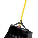Rubbermaid Maximizer Wet/Dry Dustpan Black with Hanger Bracket-0