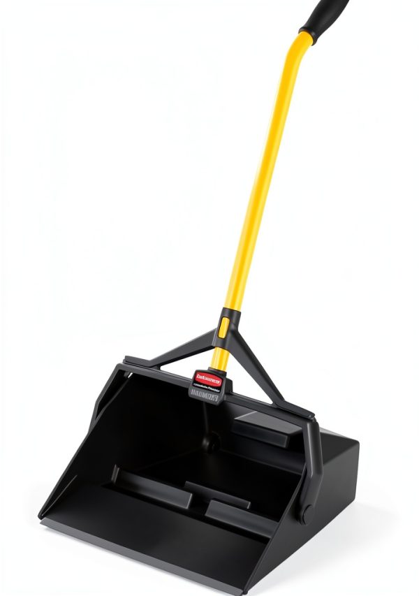 Rubbermaid Maximizer Wet/Dry Dustpan Black with Hanger Bracket-0