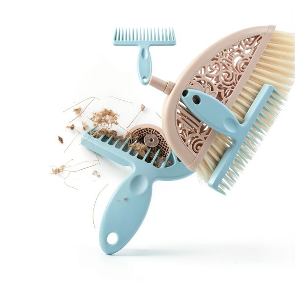 Broom Cleaning Tool Hair Comb by NentMent – PP Durable 2‑Pack-4