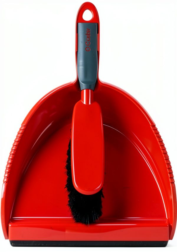 O-Cedar Snap-On Dust Pan & Brush Set (Pack of 3)-1