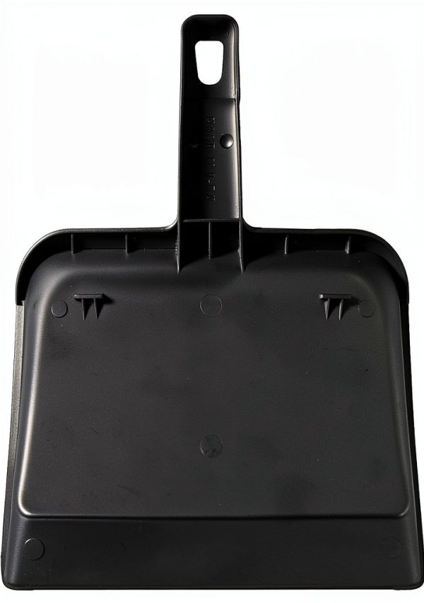 Genuine Joe Heavy‑Duty Plastic Dustpan 12‑Inch Black with Rubber Grip-3
